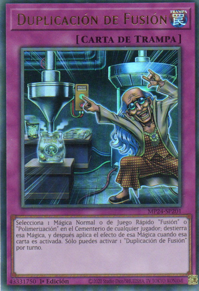 Duplicacion de Fusion MP24-SP201 Ultra rare