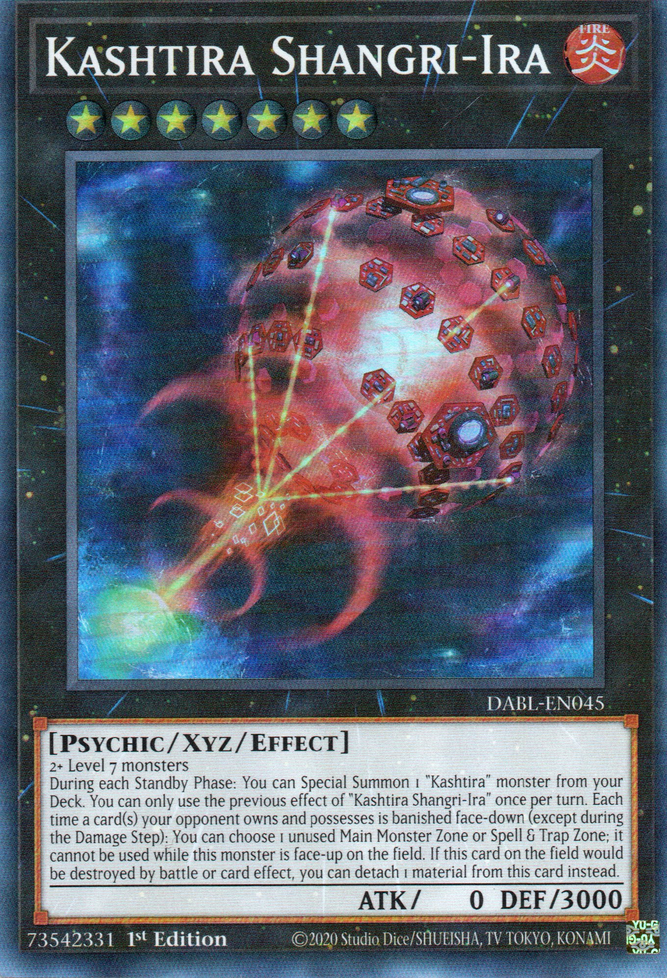 Kashtira Shangri-Ira DABL-EN045 Super rare