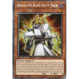 Absolute King Back Jack RA04-EN244 Platinum rare