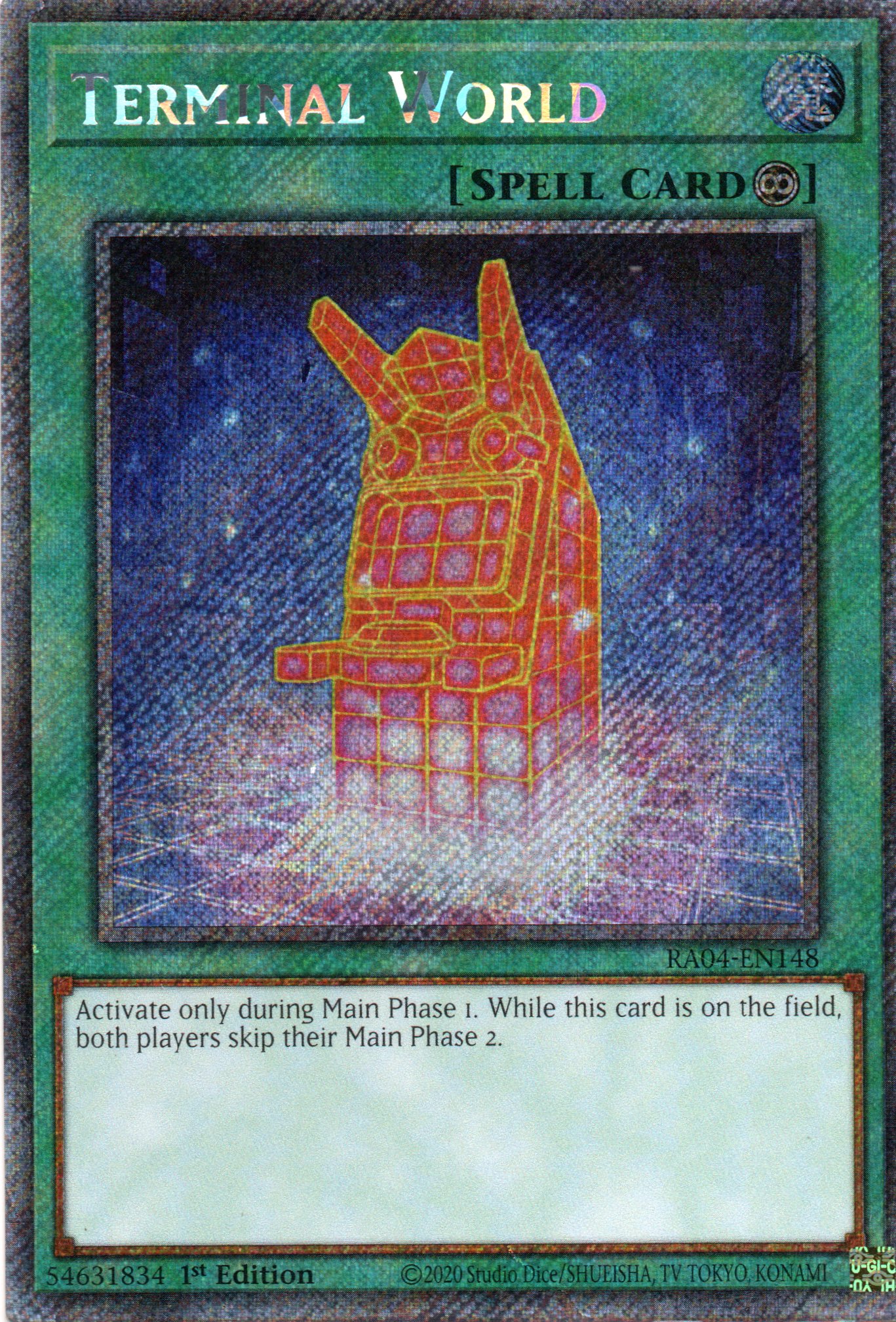 Terminal World RA04-EN148 Platinum rare