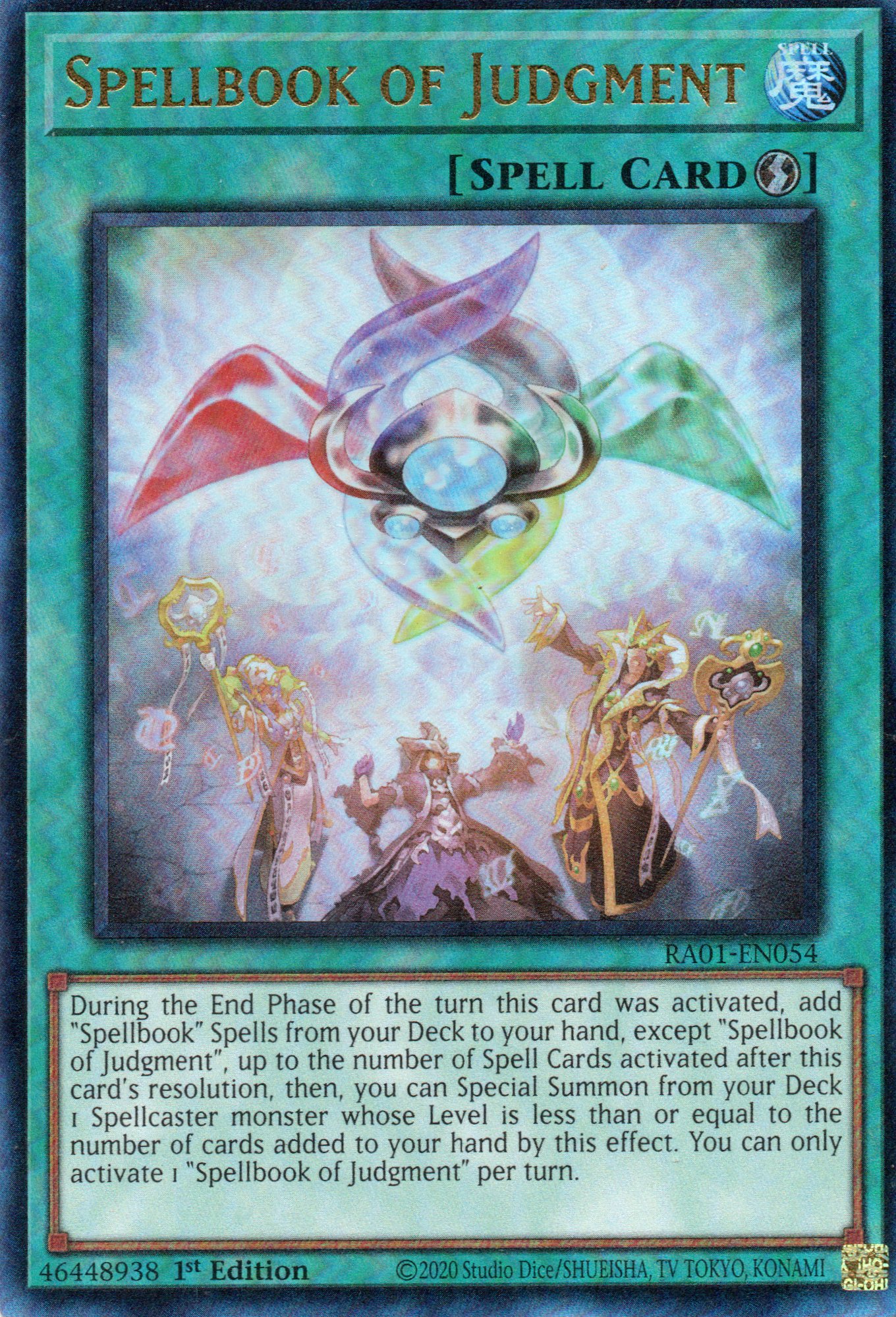 Spellbook of Judgment RA01-EN054 Ultimate rare