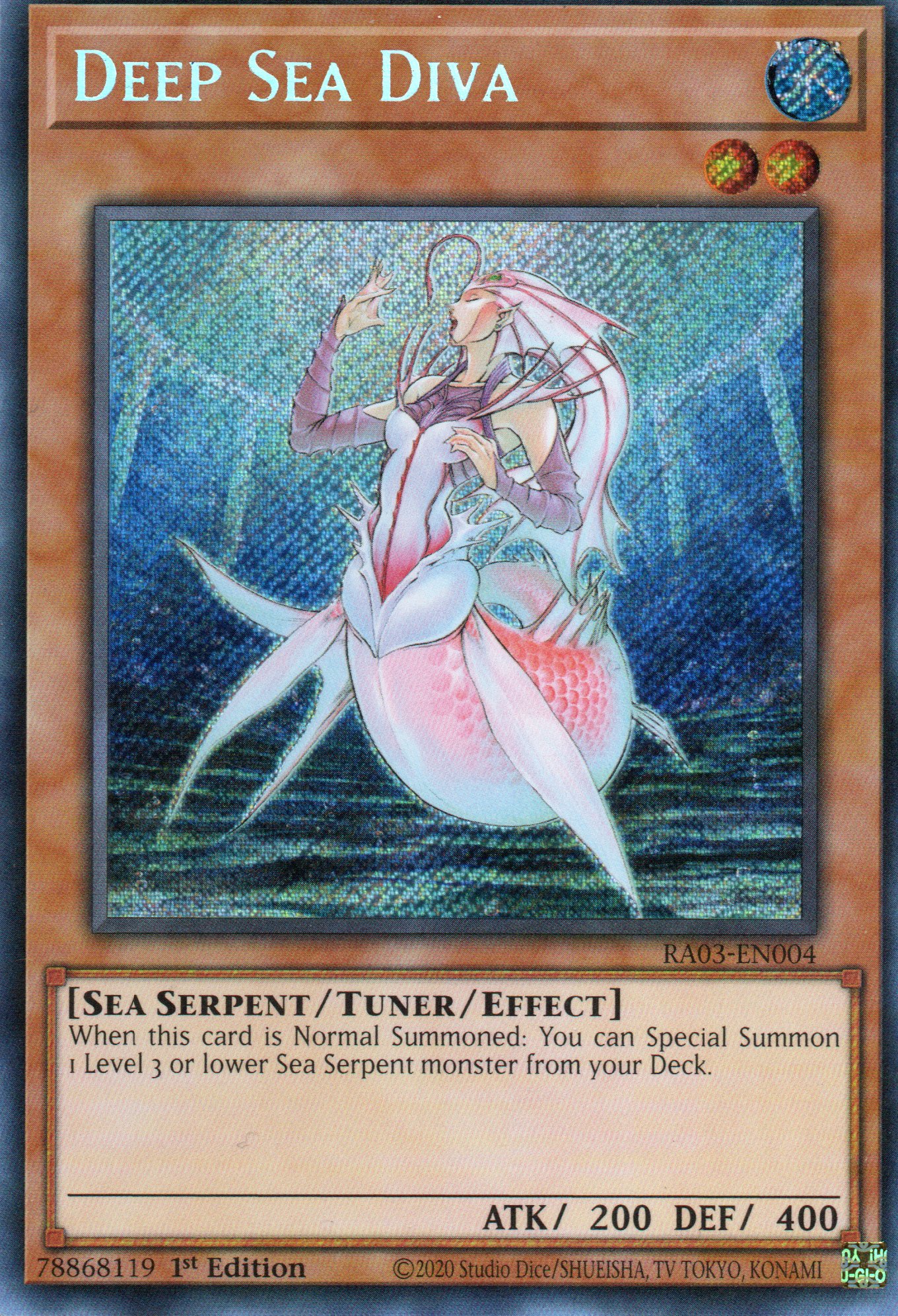Deep Sea Diva RA03-EN004 Secret rare
