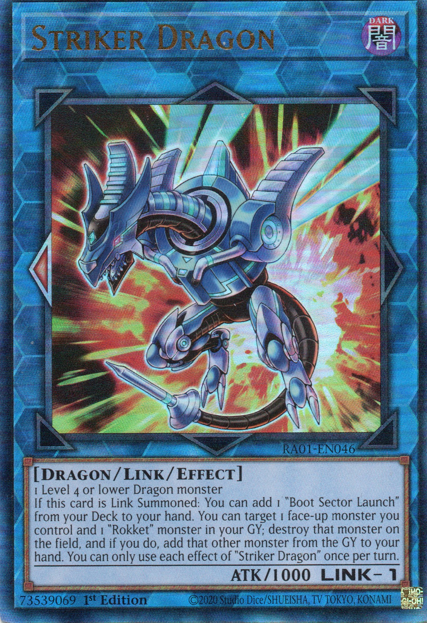 Striker Dragon RA01-EN046 Ultimate rare