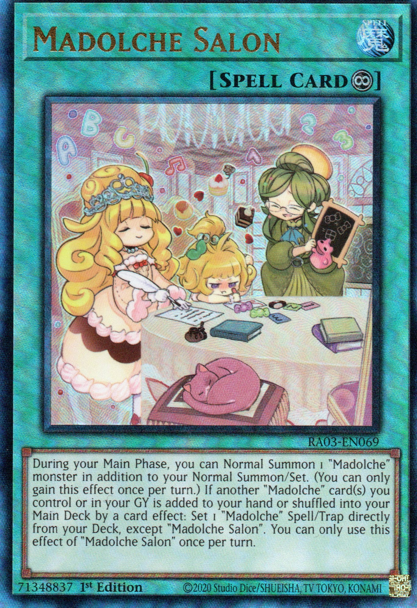 Madolche Salon RA03-EN069 Ultimate rare