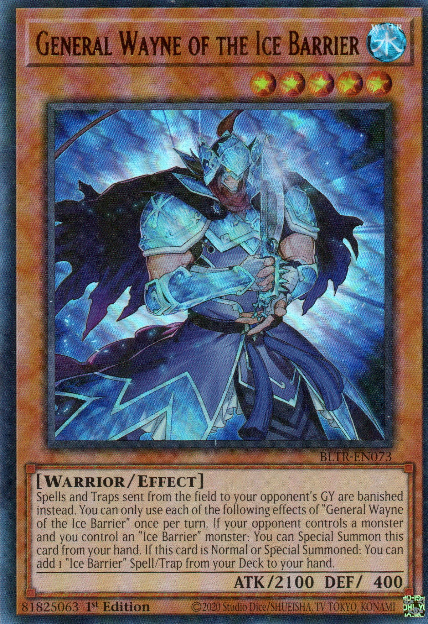 General Wayne of the Ice Barrier BLTR-EN073 Ultra rare
