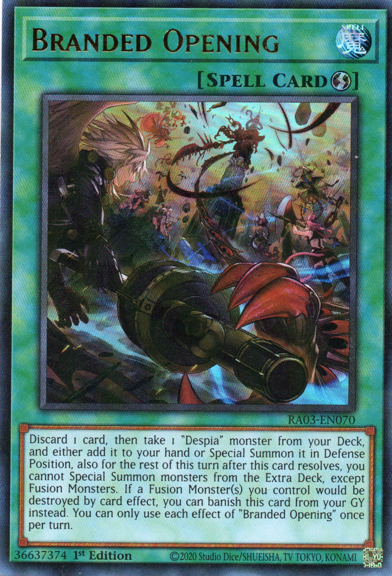 Branded Opening RA01-EN070 Ultra rare