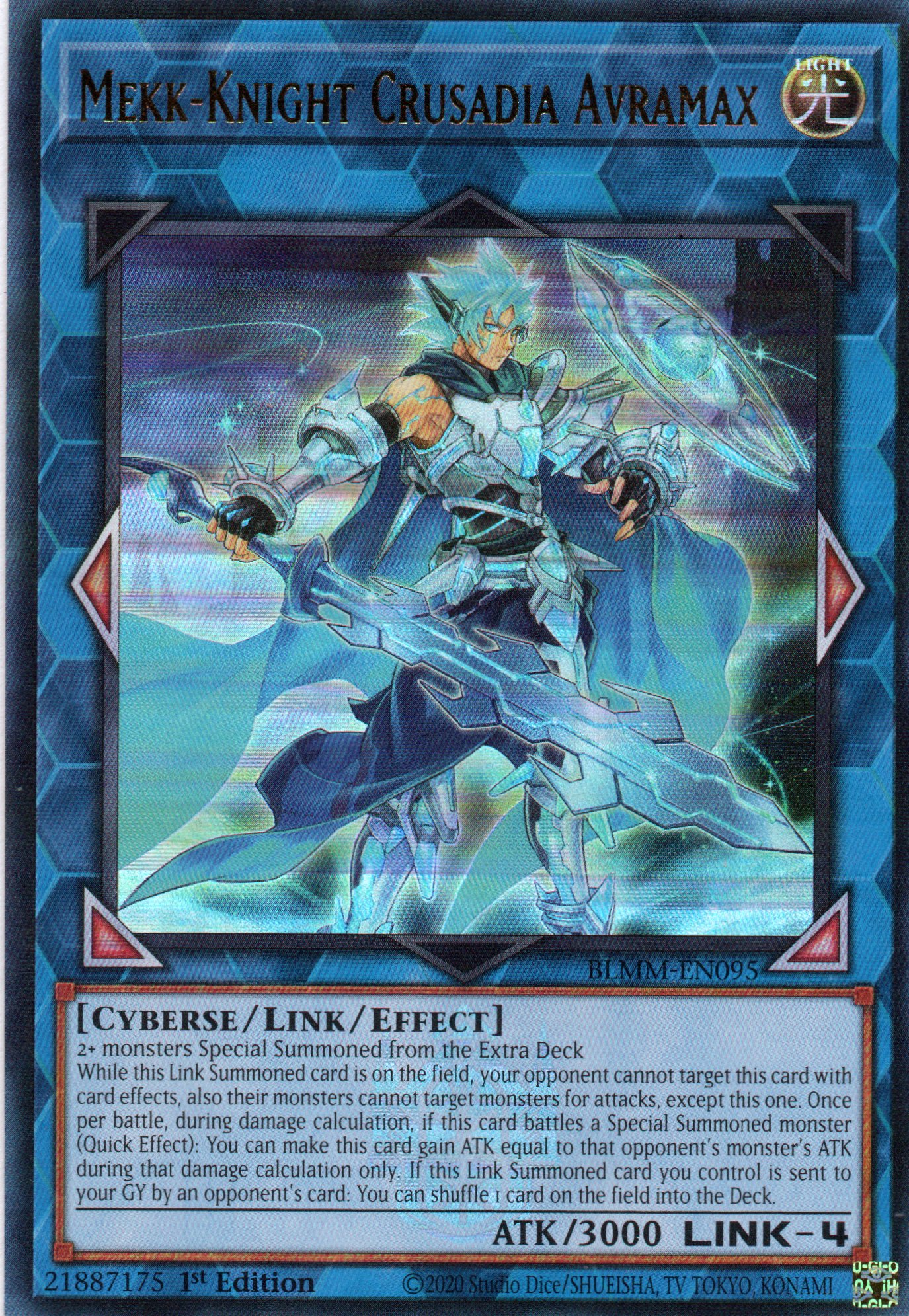 Mekk-Knight Crusadia Avramax BLMM-EN095 Ultra rare