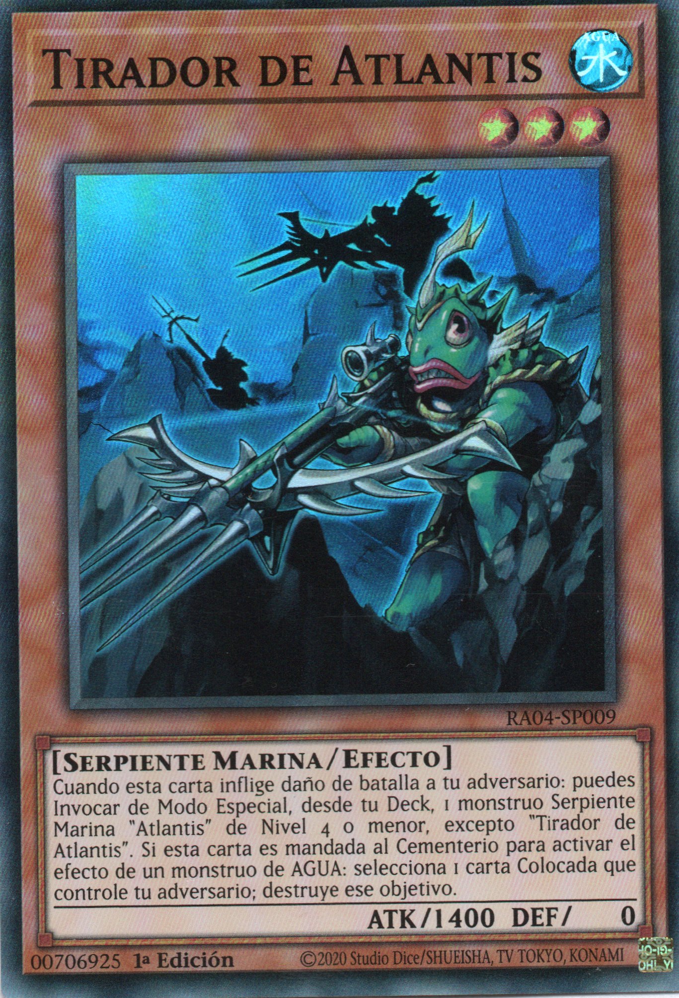 Tirador de Atlantis RA04-SP009 Super rare