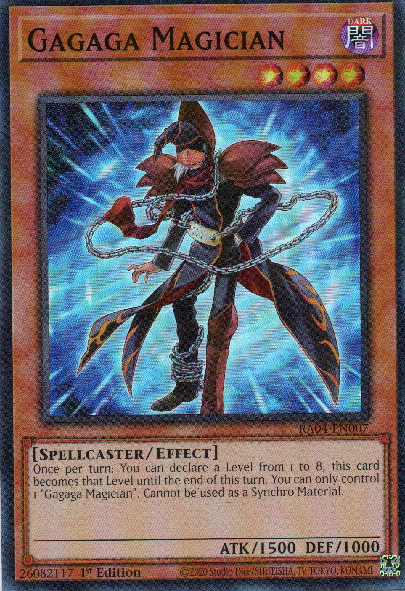 Gagaga Magician RA04-EN007 Super rare