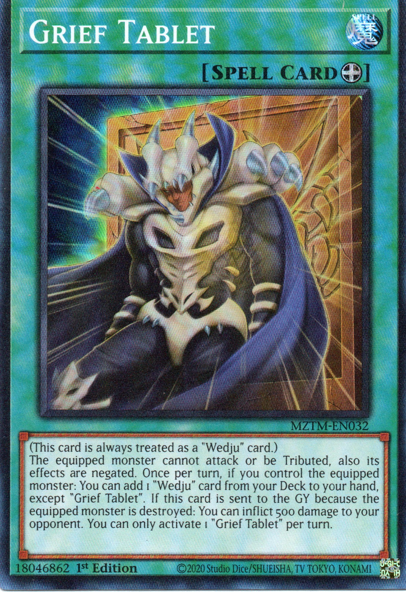 Grief Tablet MZTM-EN032 Super rare