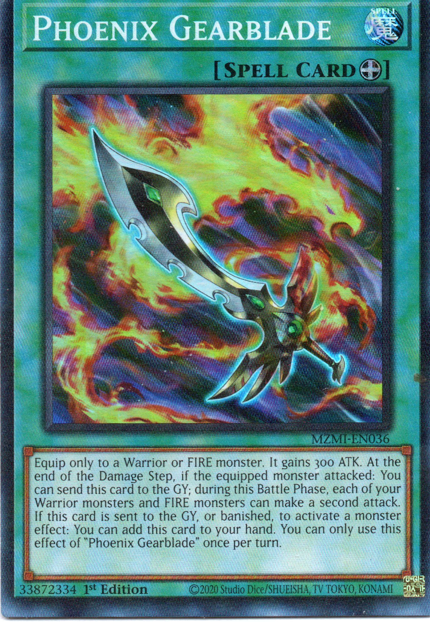 Phoenix Gearblade MZMI-EN036 Super rare