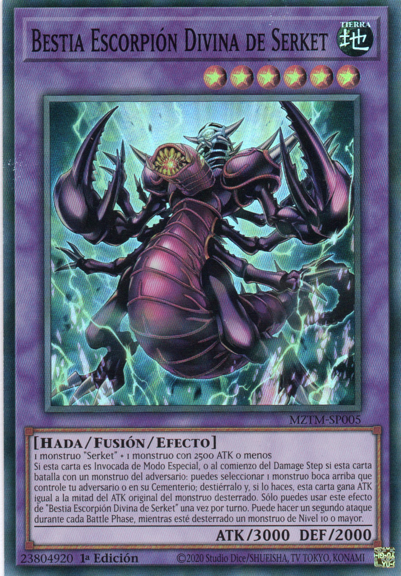 Bestia Escorpion Divina de Serket MZMT-SP005 Super rare