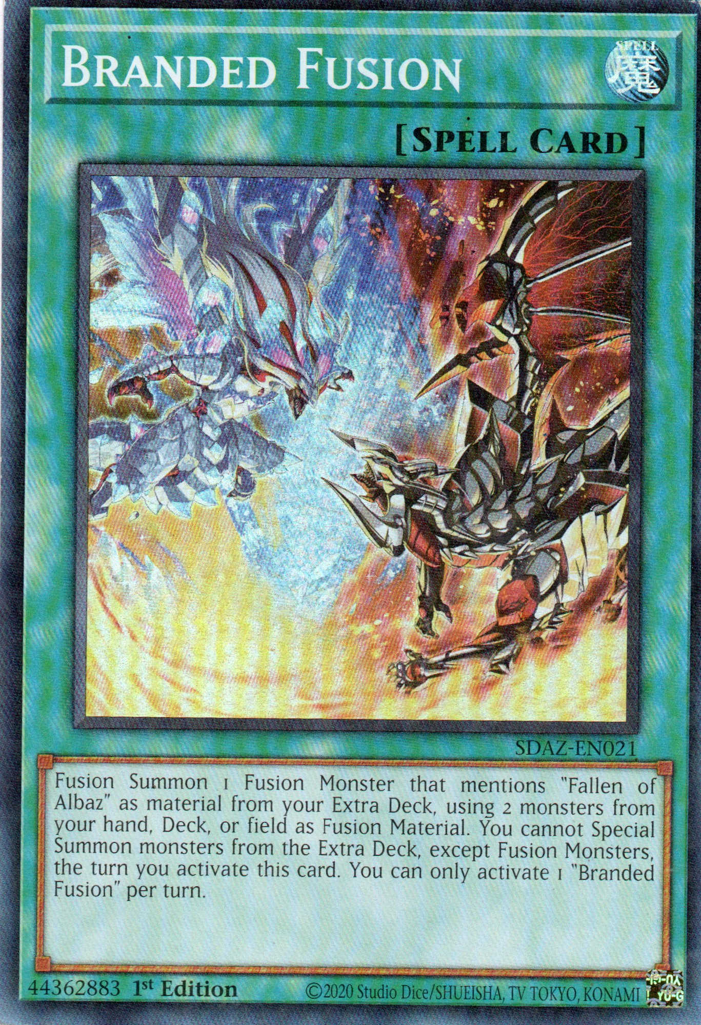 Branded Fusion SDAZ-EN21 Super rare