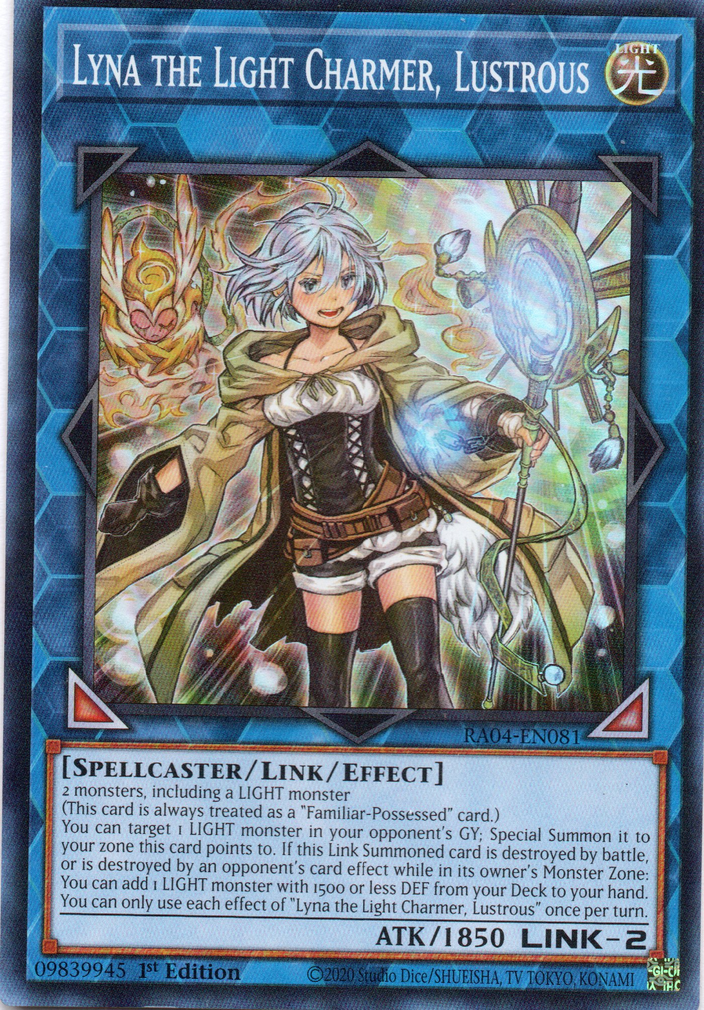 Lyna the Light Charmer, Lustrous RA04-EN081 Super rare