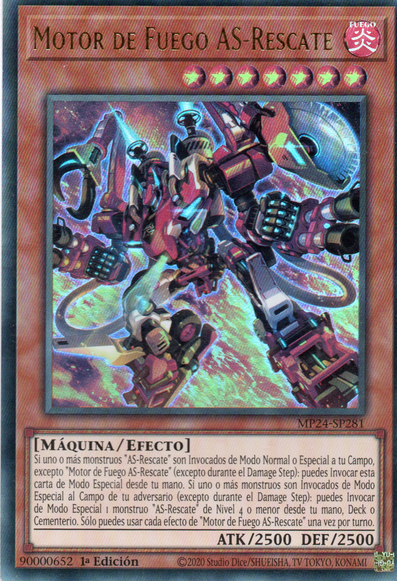 Motor de Fuego AS-Rescate MP24-SP281 Ultra rare