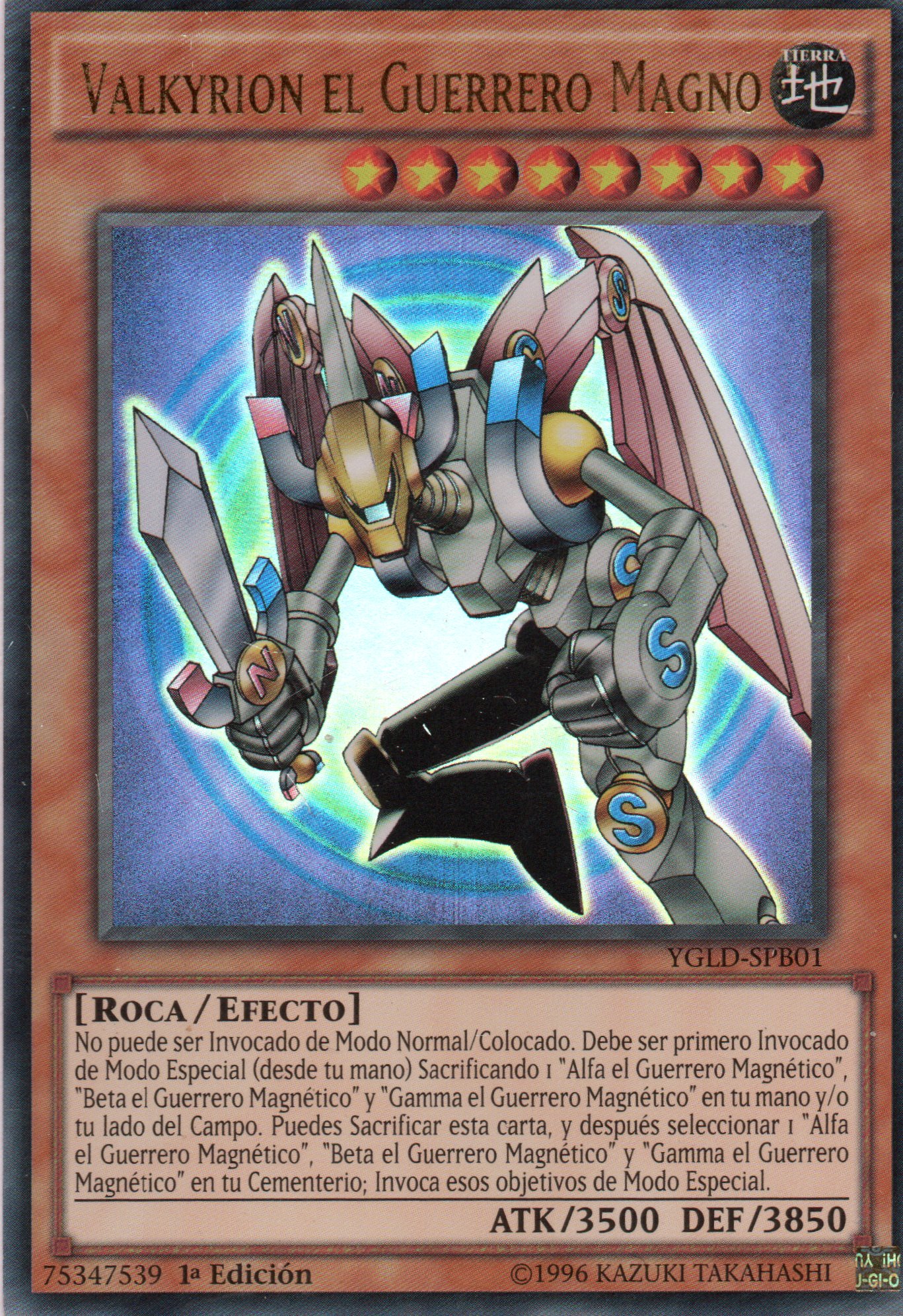 Valkyrion el Guerrero Magno YGLD-SPB01 Ultra rare