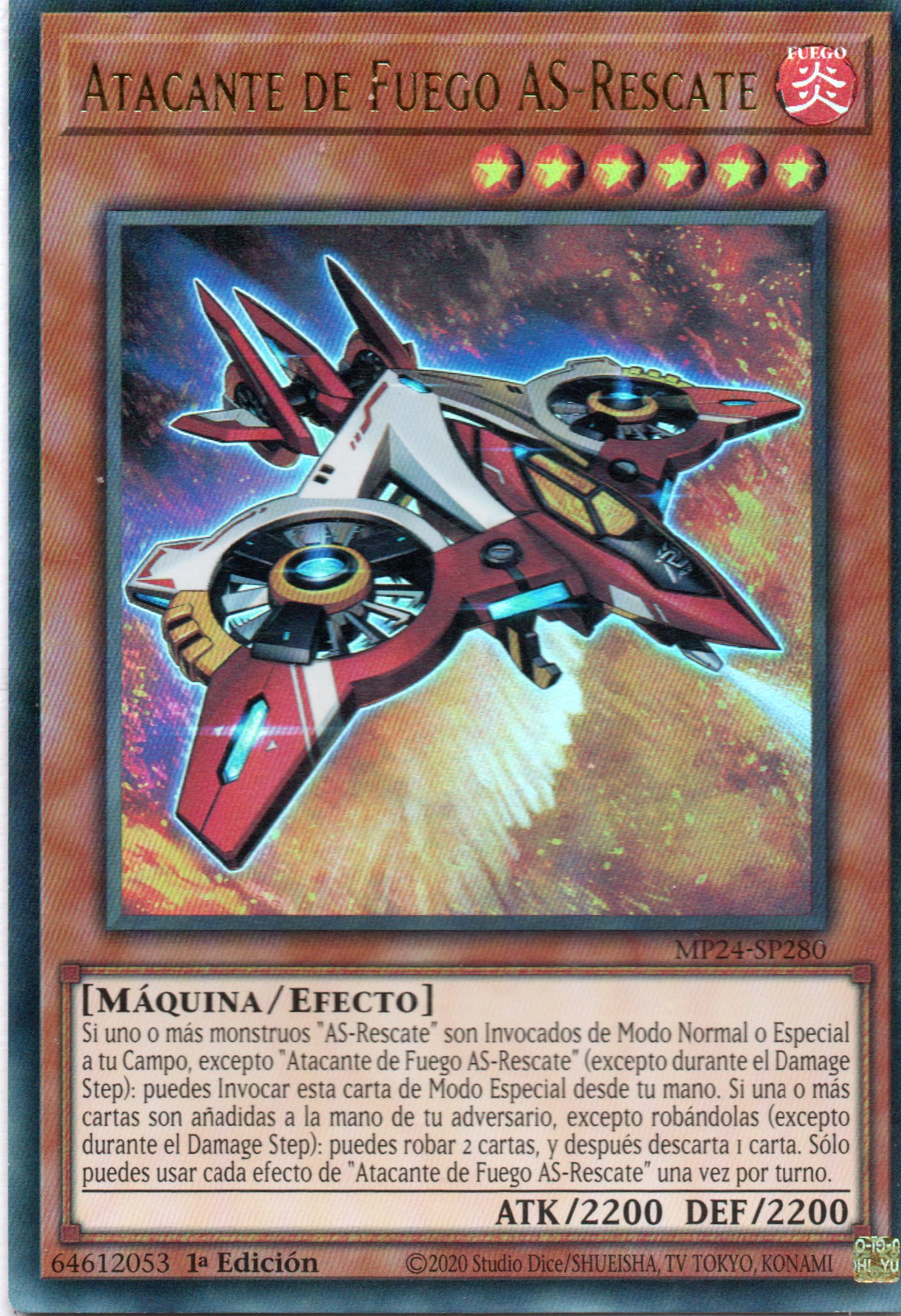 Atacante de Fuego AS-Rescate MP24-SP280 Ultra rare