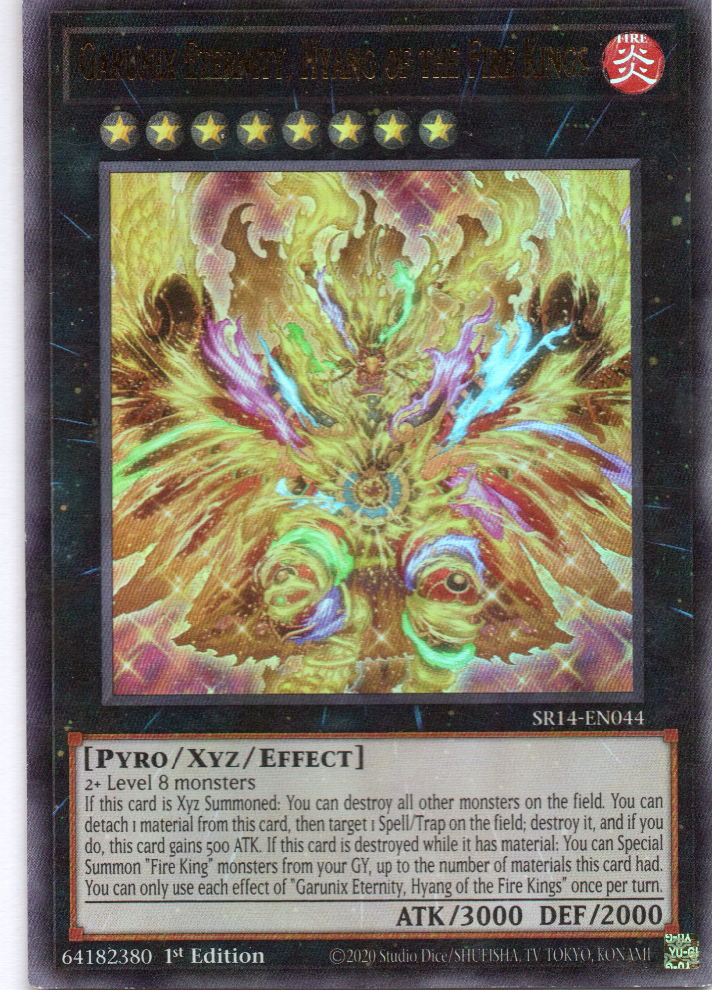 Garunix Eternity, Hyang of the Fire Kings SR14-EN044 Ultra rare