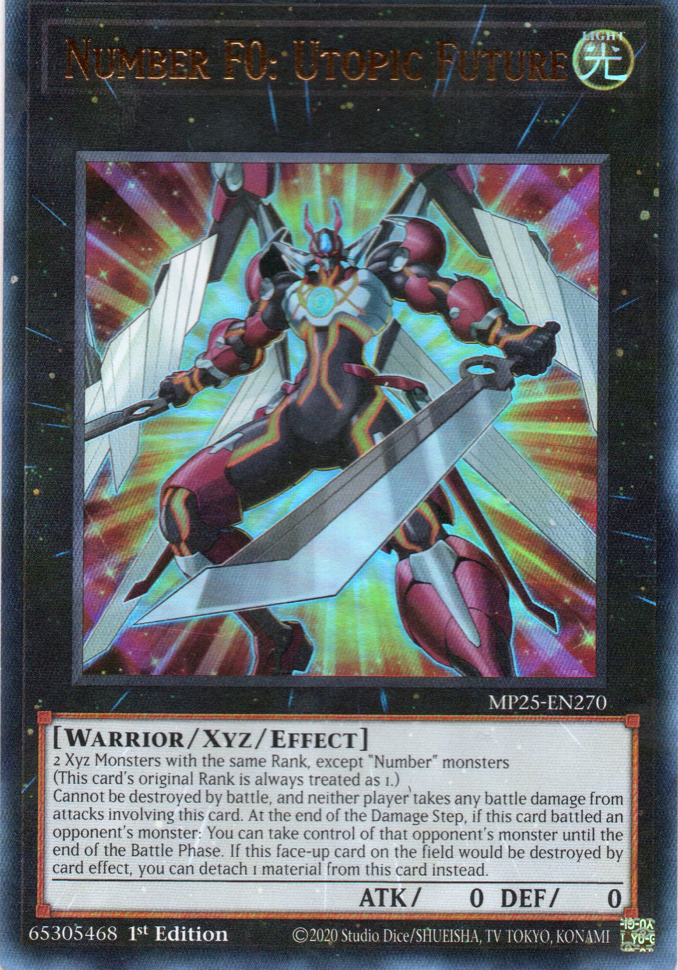 Number F0: Utopic Future MP25-EN270 Ultra rare