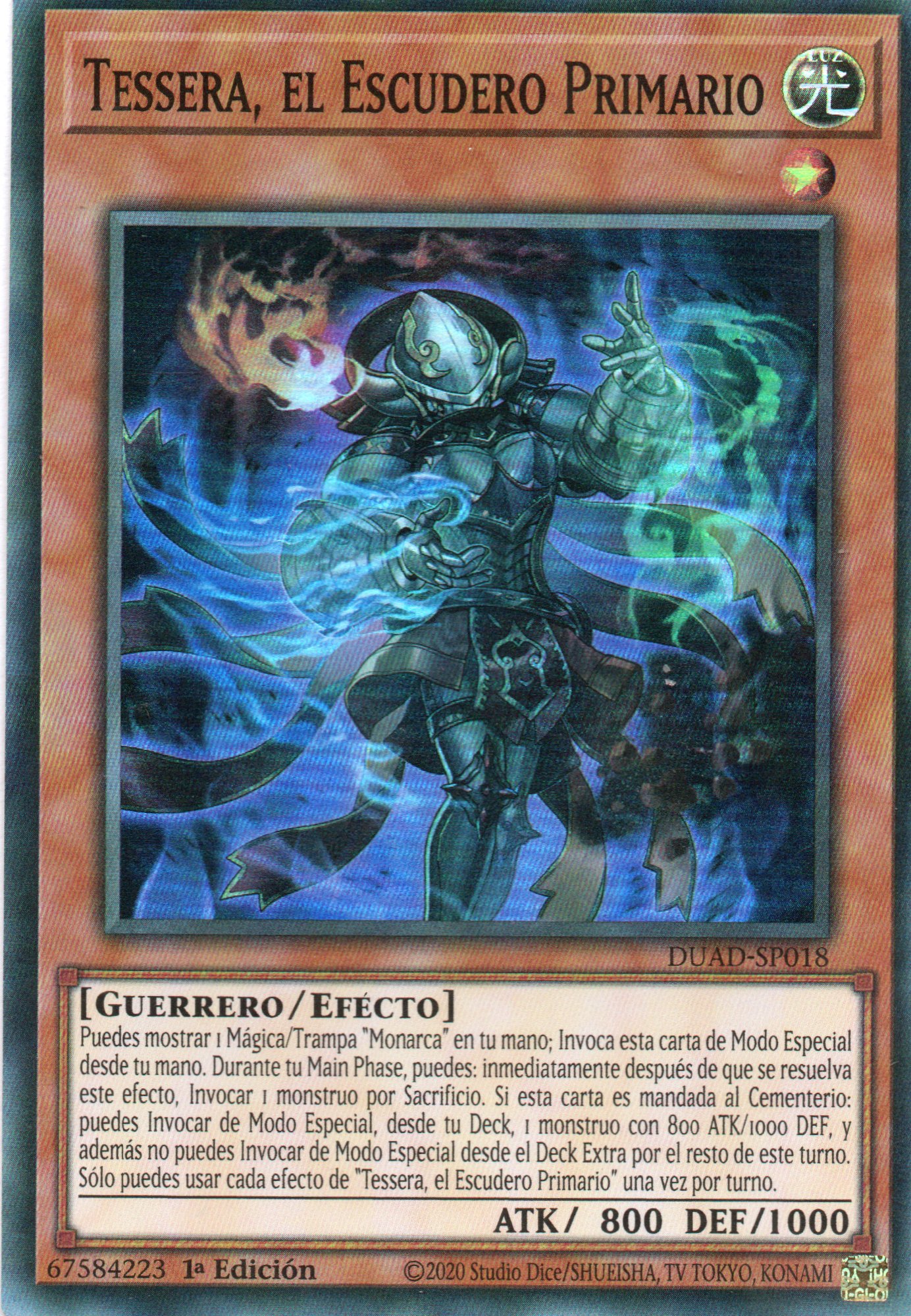 Tessera, el Escudero Primario DUAD-SP018 Super rare