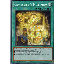 Gravekeeper´s Inscription PHHY-EN000 Secret rare