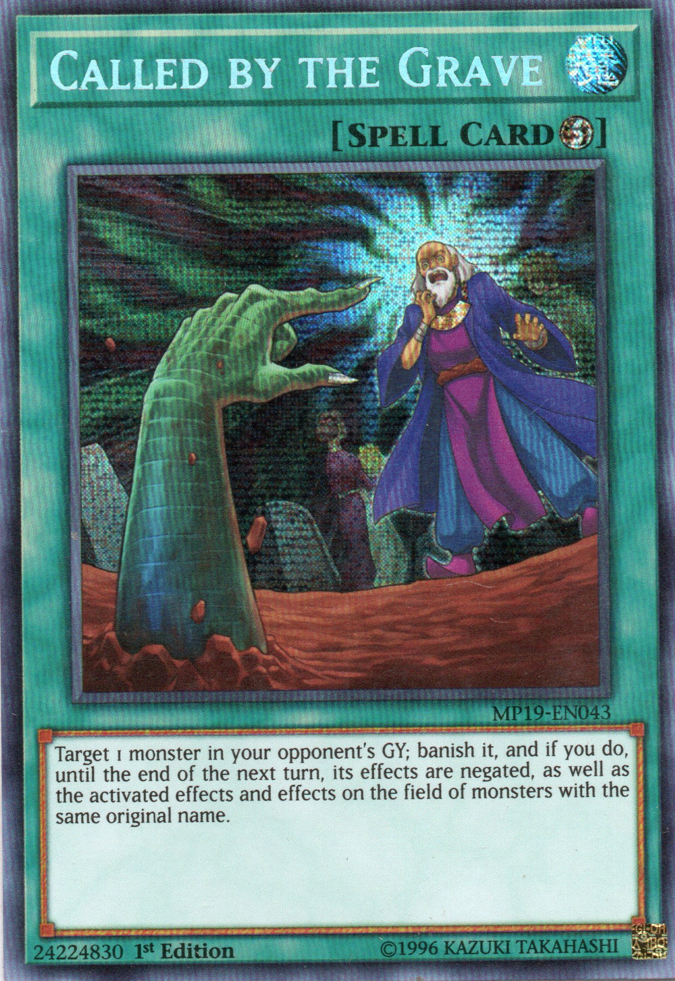 Called by the Grave MP19-EN043 Secret rare