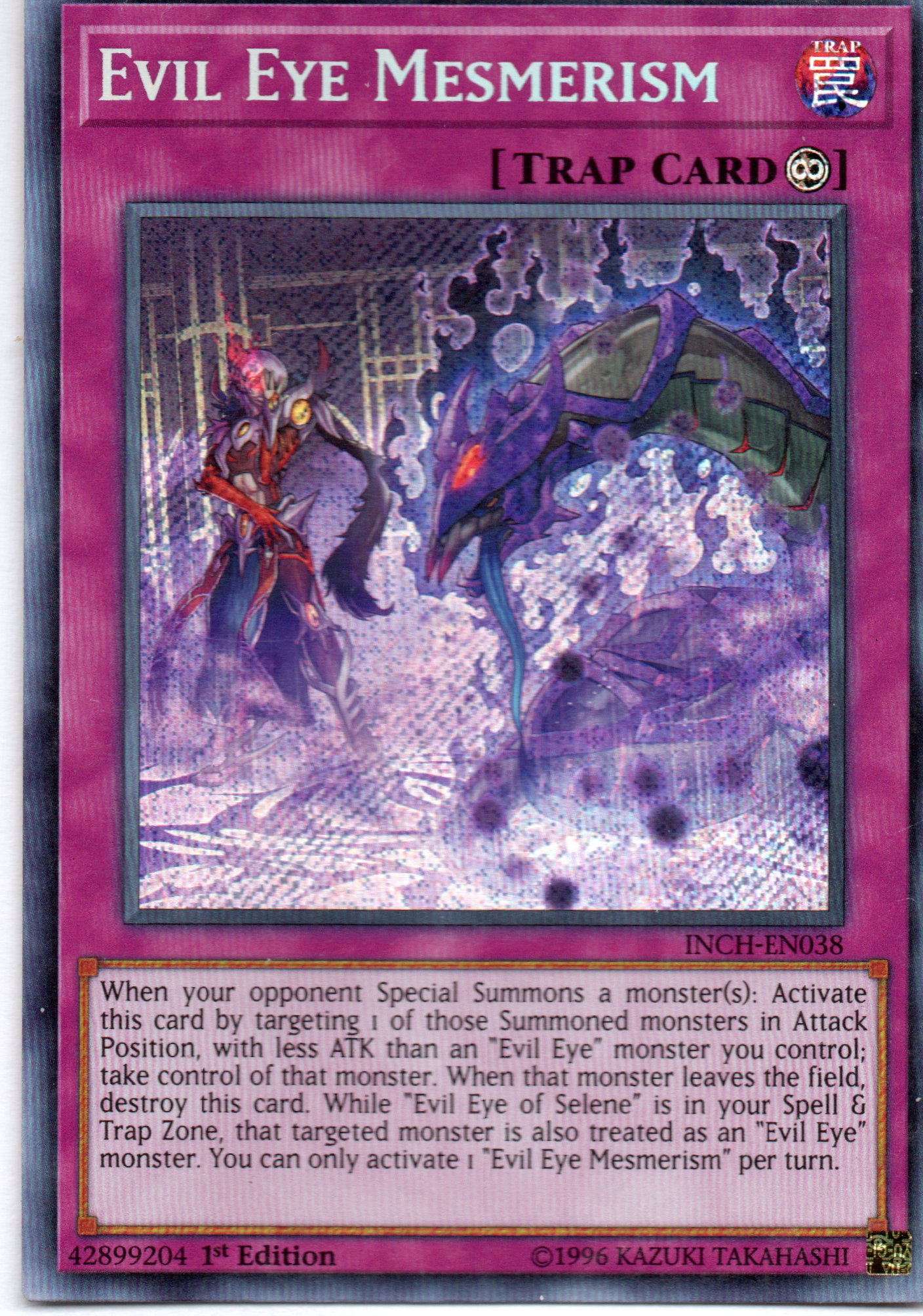 Evil Eye Mesmerism INCH-EN038 Secret rare