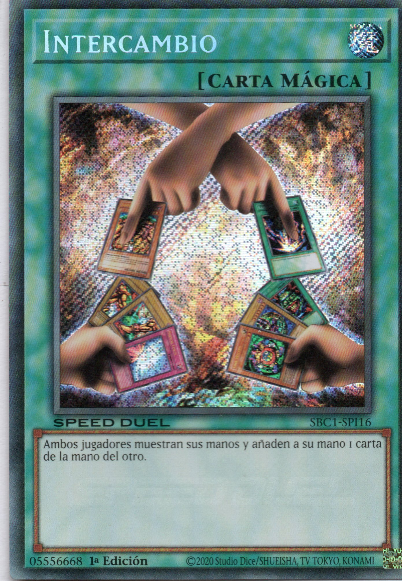 Intercambio SBC1-SPI16 Secret rare