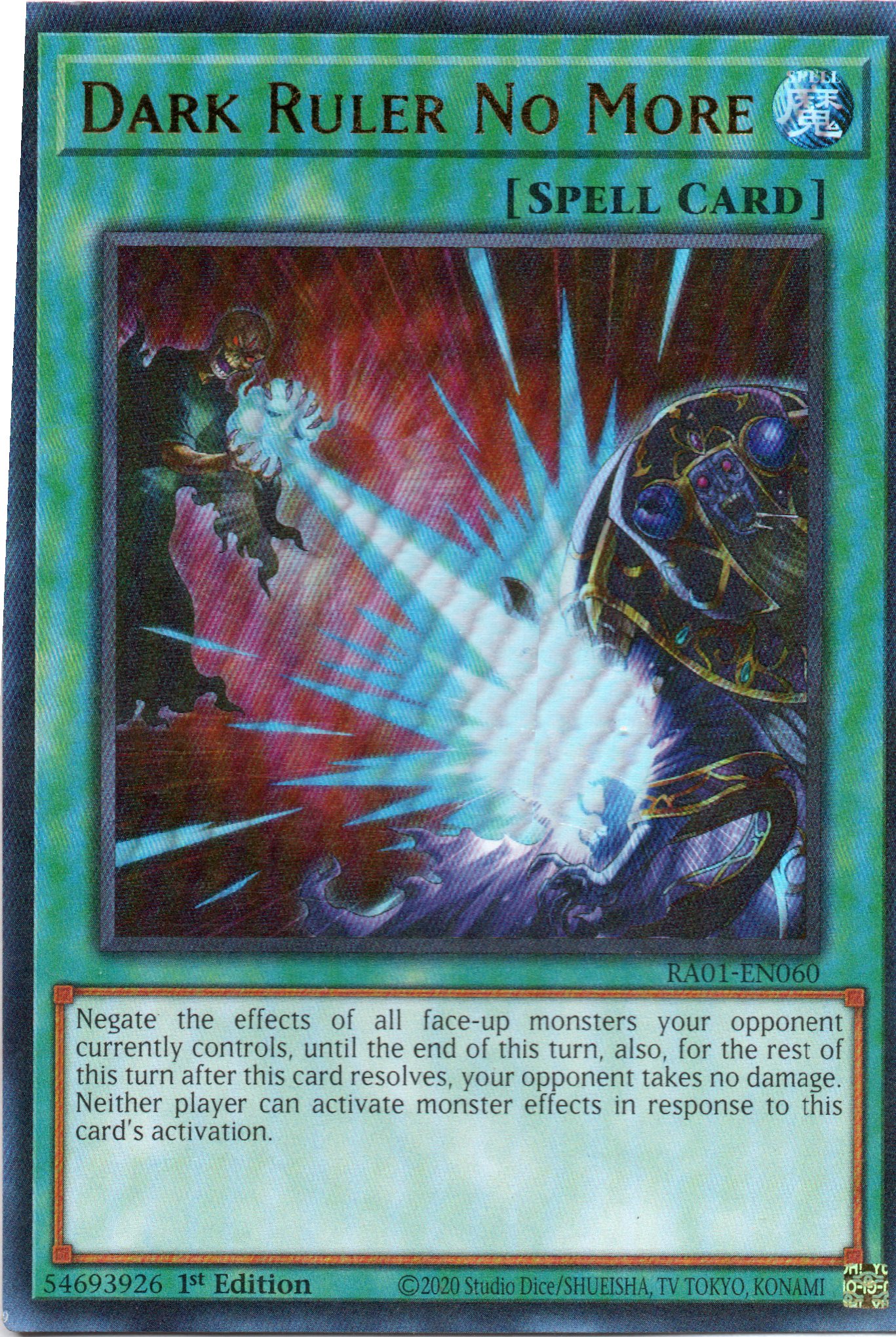 Dark Ruler No More RA01-EN060 Ultra rare