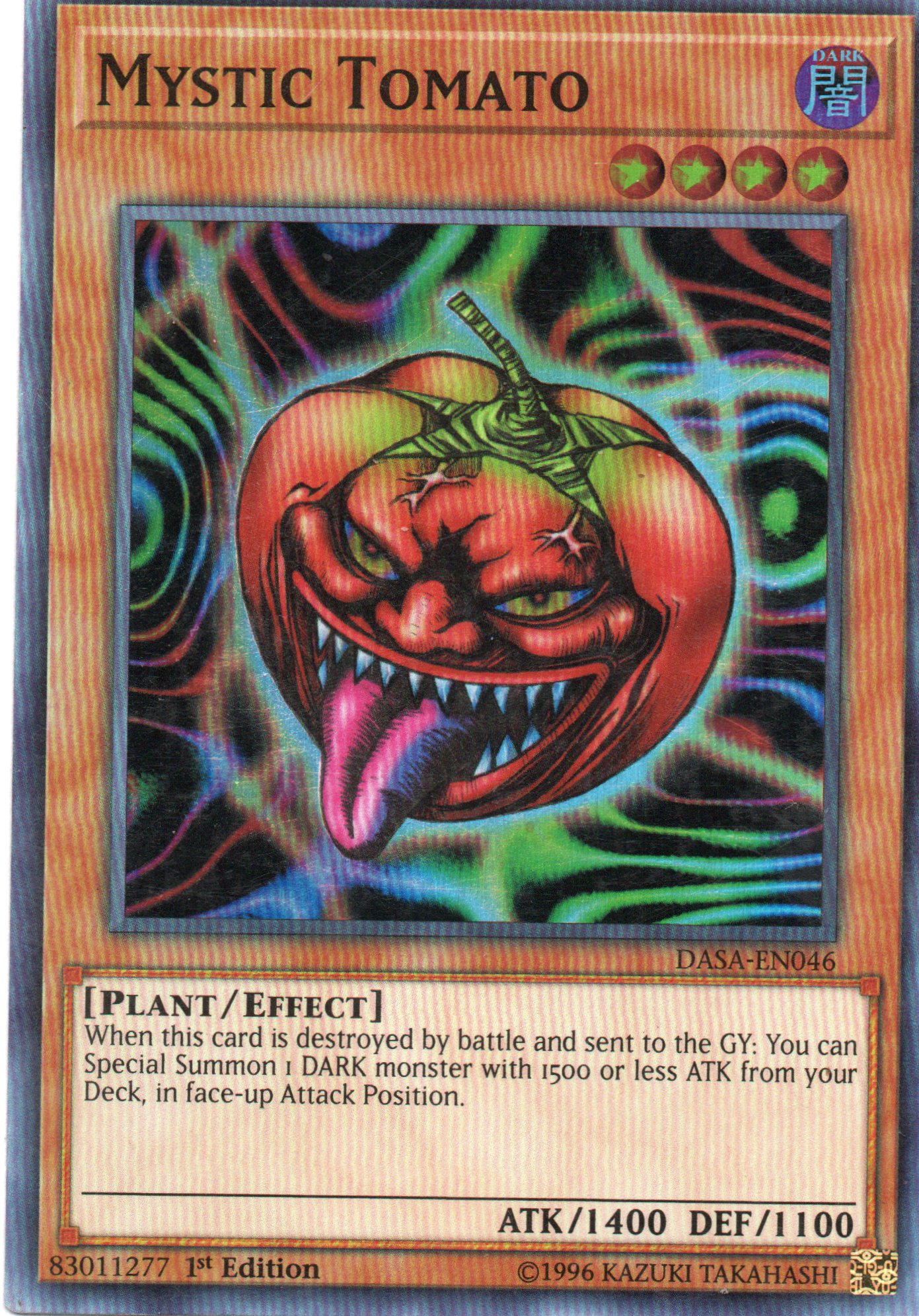 Mystic Tomato DASA-EN046 Super rare