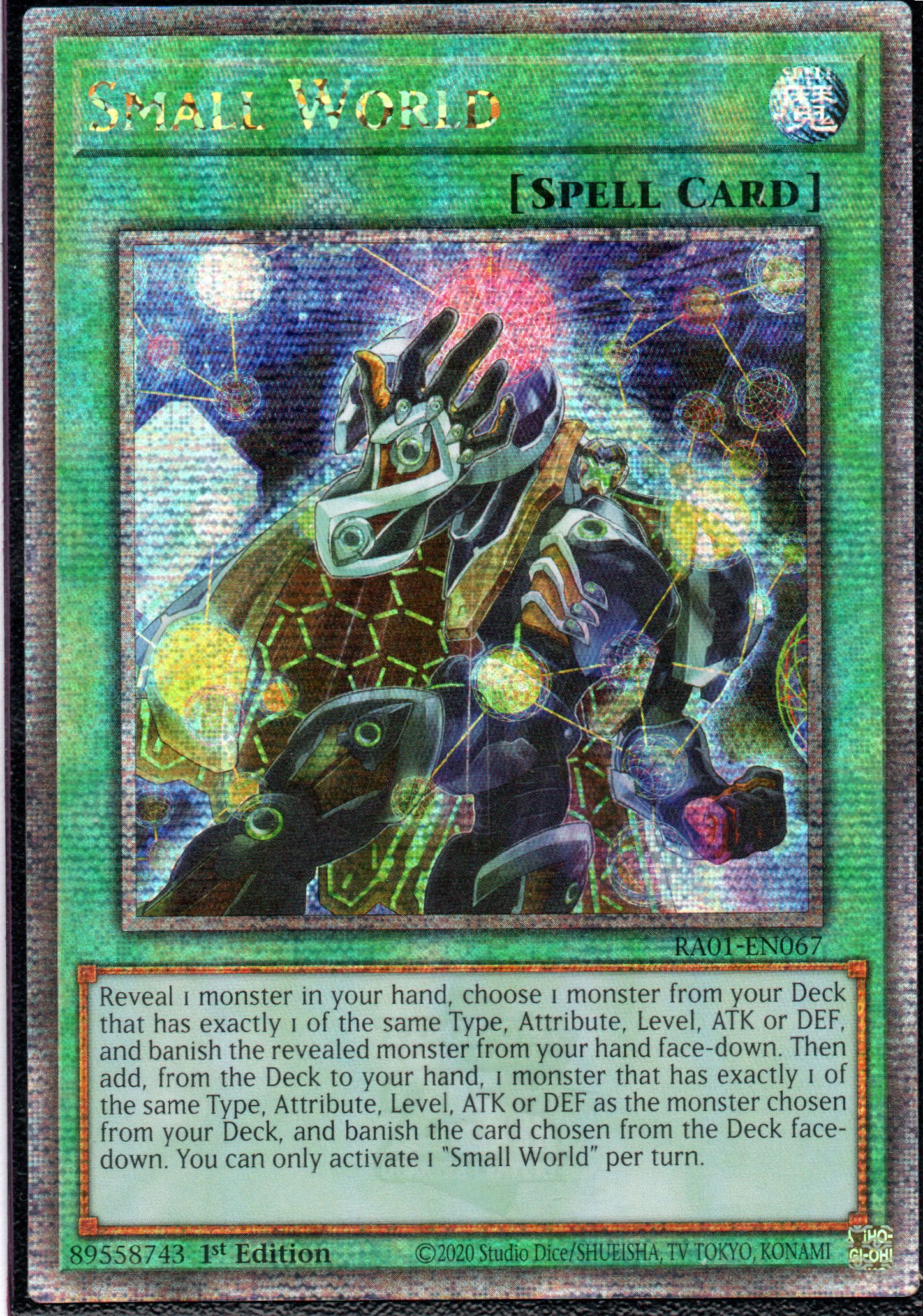 Small World RA01-EN067 Quarter rare