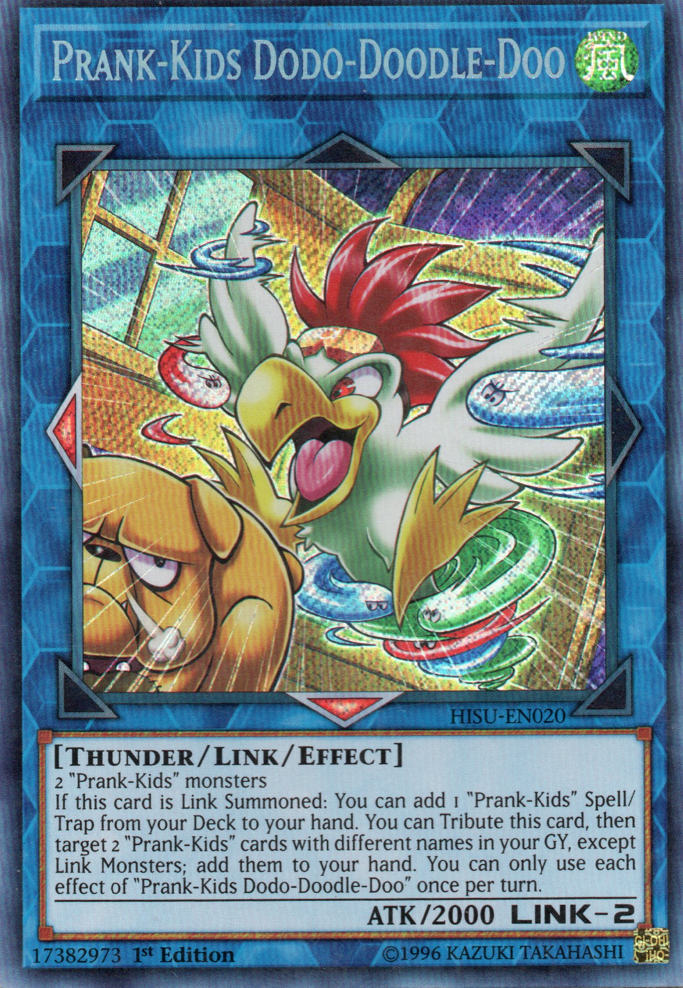 Prank-Kids Dodo-Doodle-Doo HISU-EN020 Secret rare
