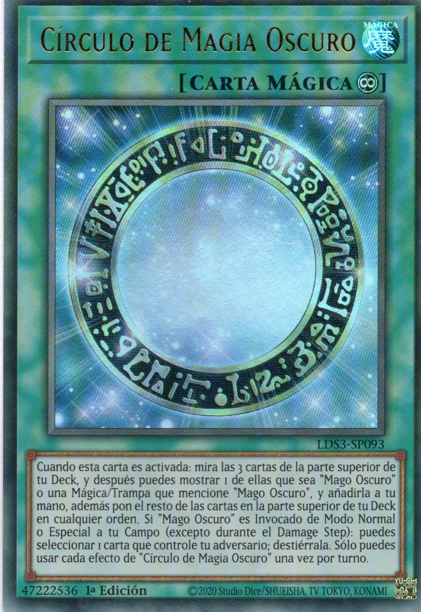 Circulo de Mago Oscuro LDS3-SP093 Ultra rare