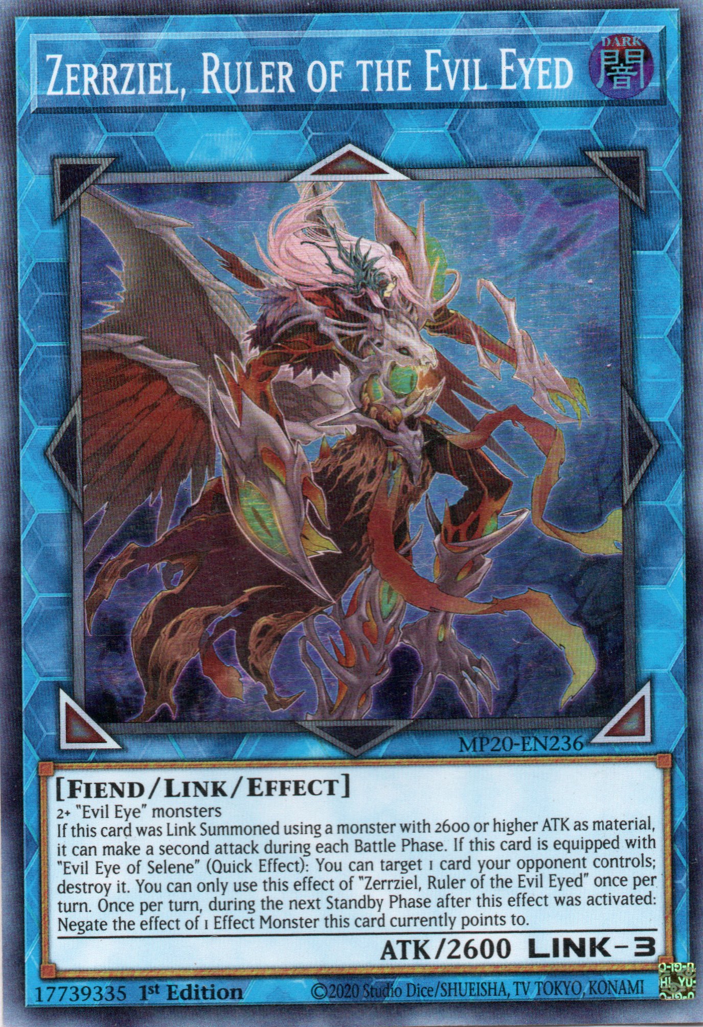 Zerrziel, Ruler of the Evil Eyed MP20-EN236 Super rare