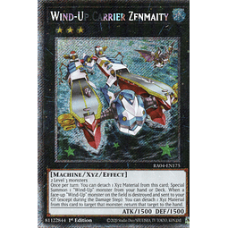 Wind-Up Carrier Zenmaity RA04-EN175 Platinum rare