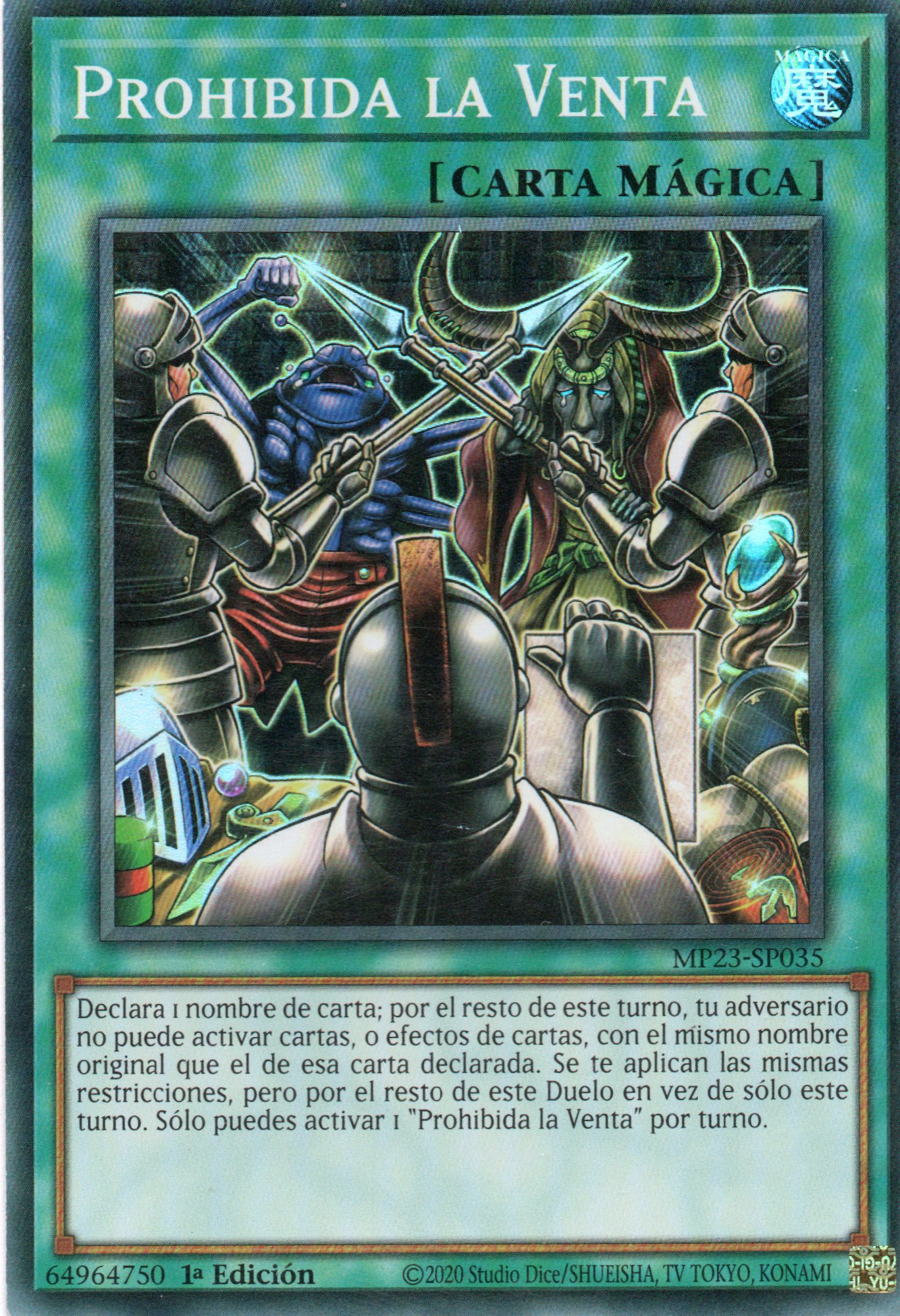 Prohibida la Venta MP23-SP035 Super rare