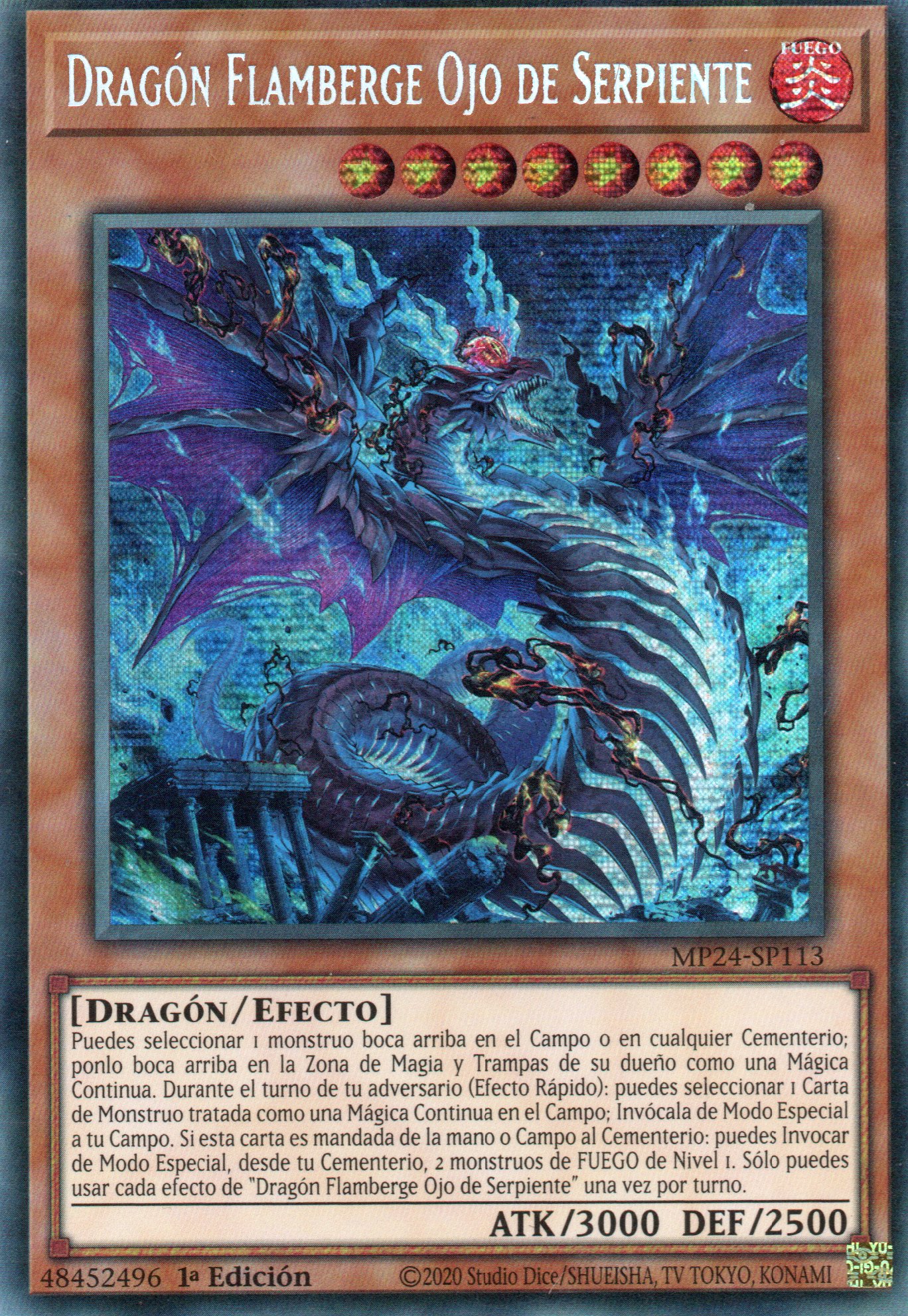 Dragon Flamberge Ojo de Serpiente MP24-SP113 Secret rare