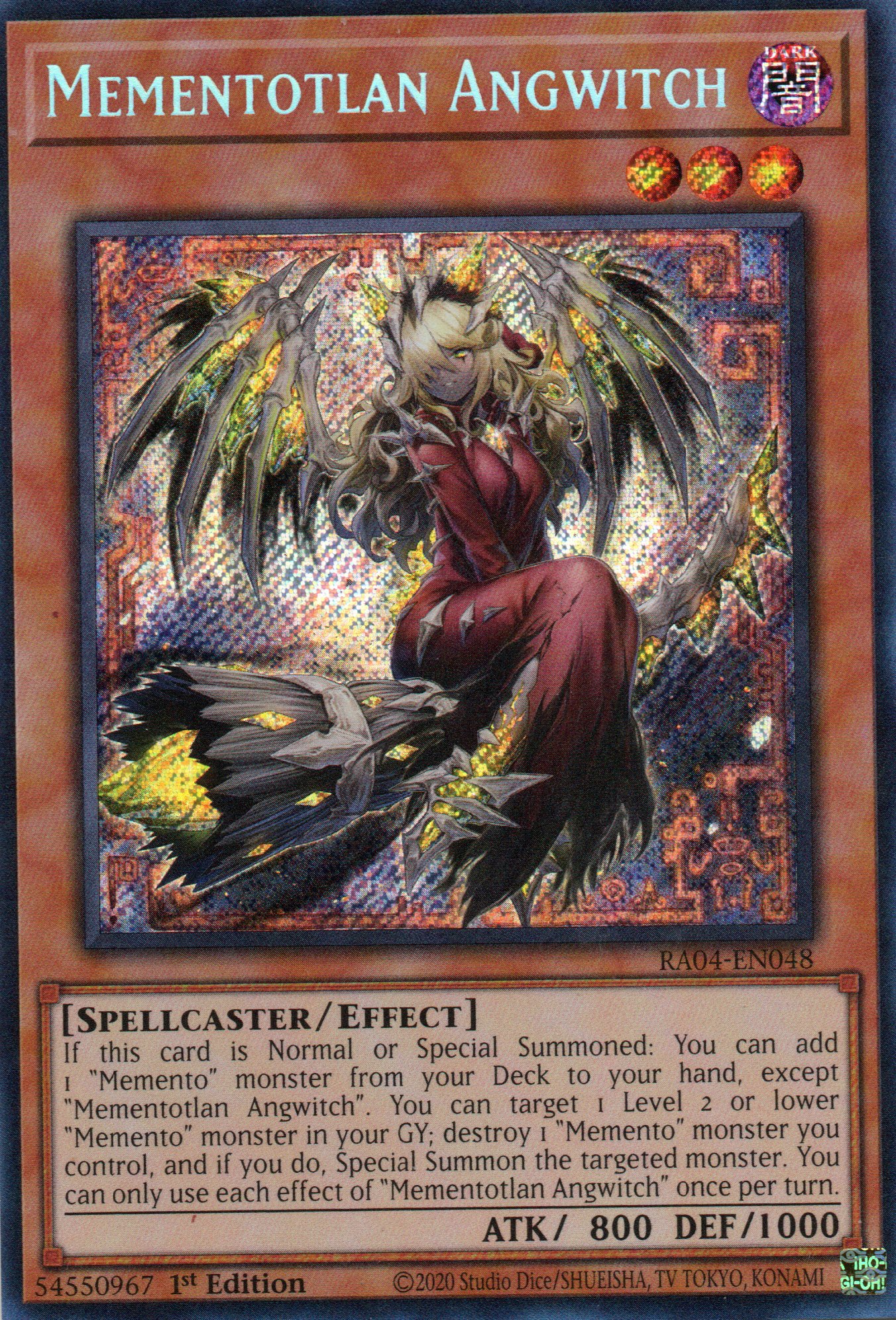 Mementotlan Angwitch RA04-EN048 Secret rare