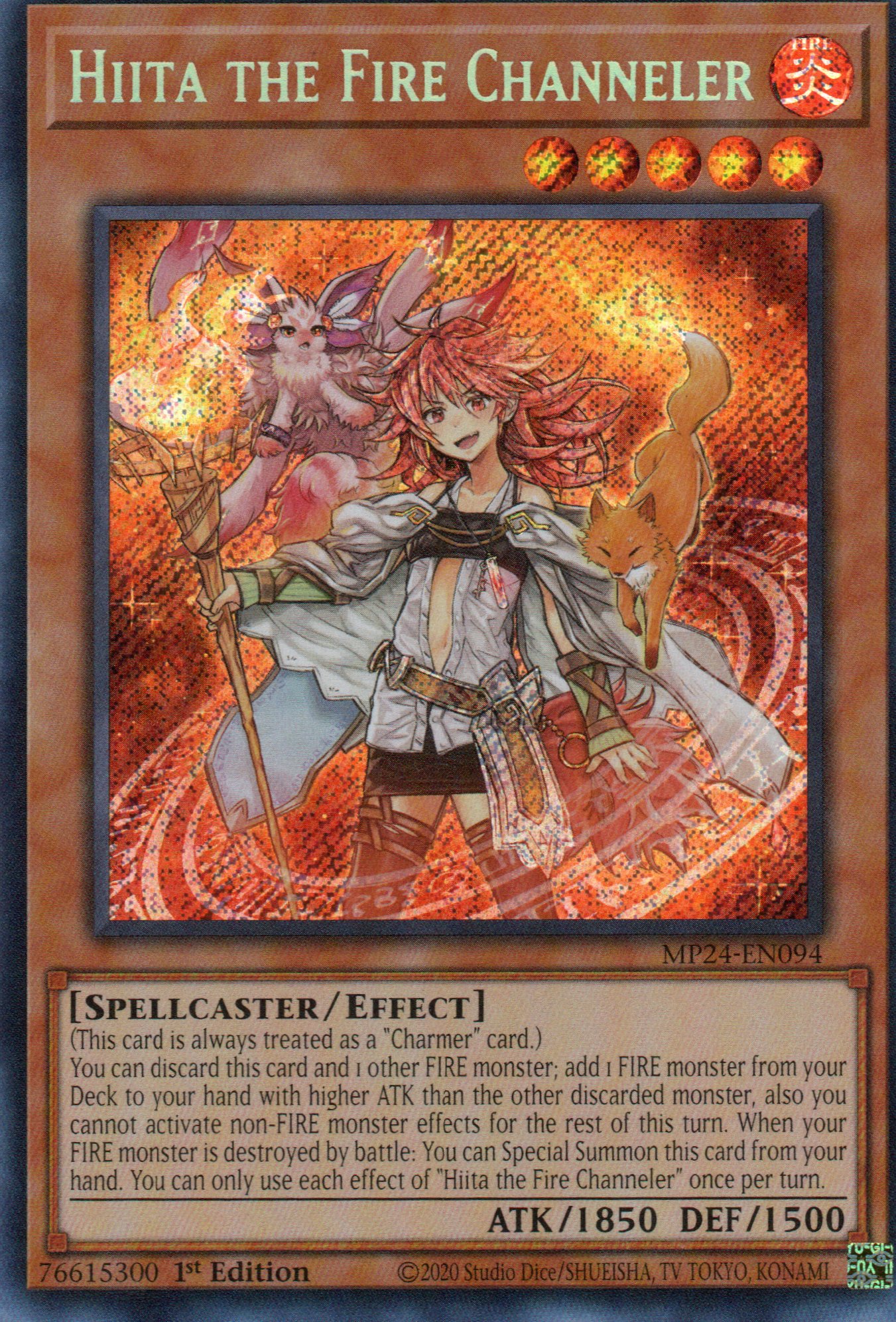 Hiita the Fire Channeler MP24-EN094 Secret rare