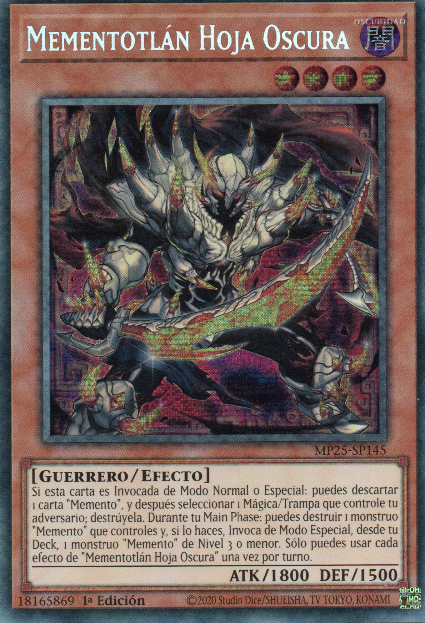 Mementotlan Hoja Oscura MP25-SP145 Secret rare