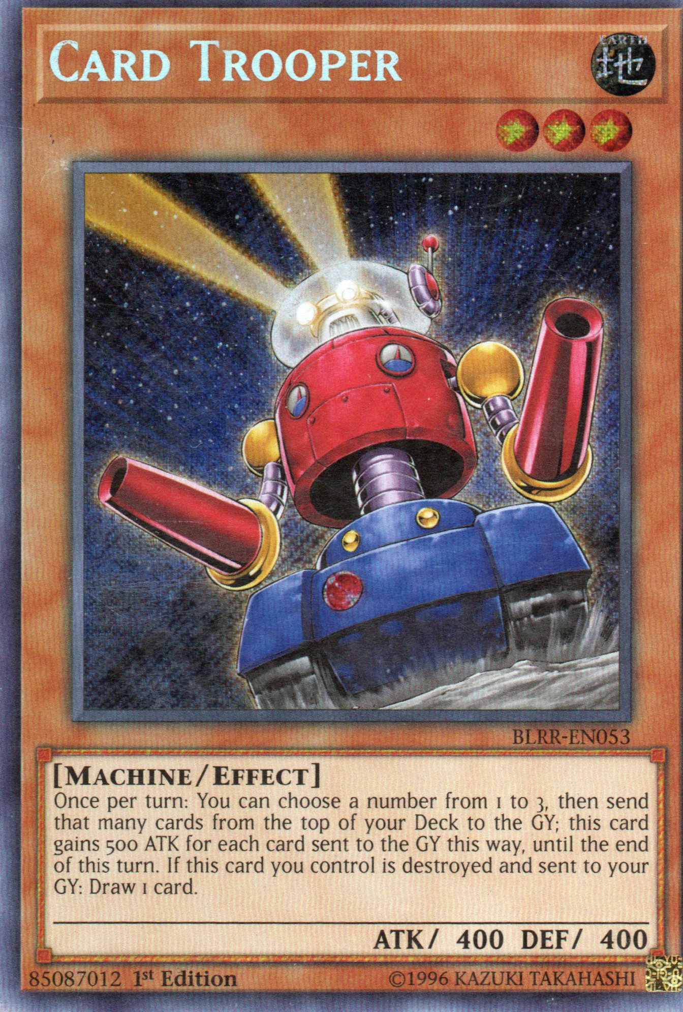 Card Trooper BLRR-EN053 Secret rare