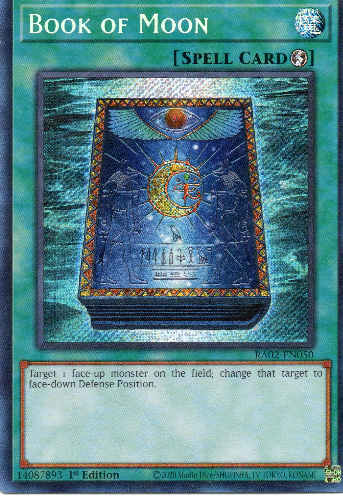 Book of Moon RA02-EN050 Secret rare