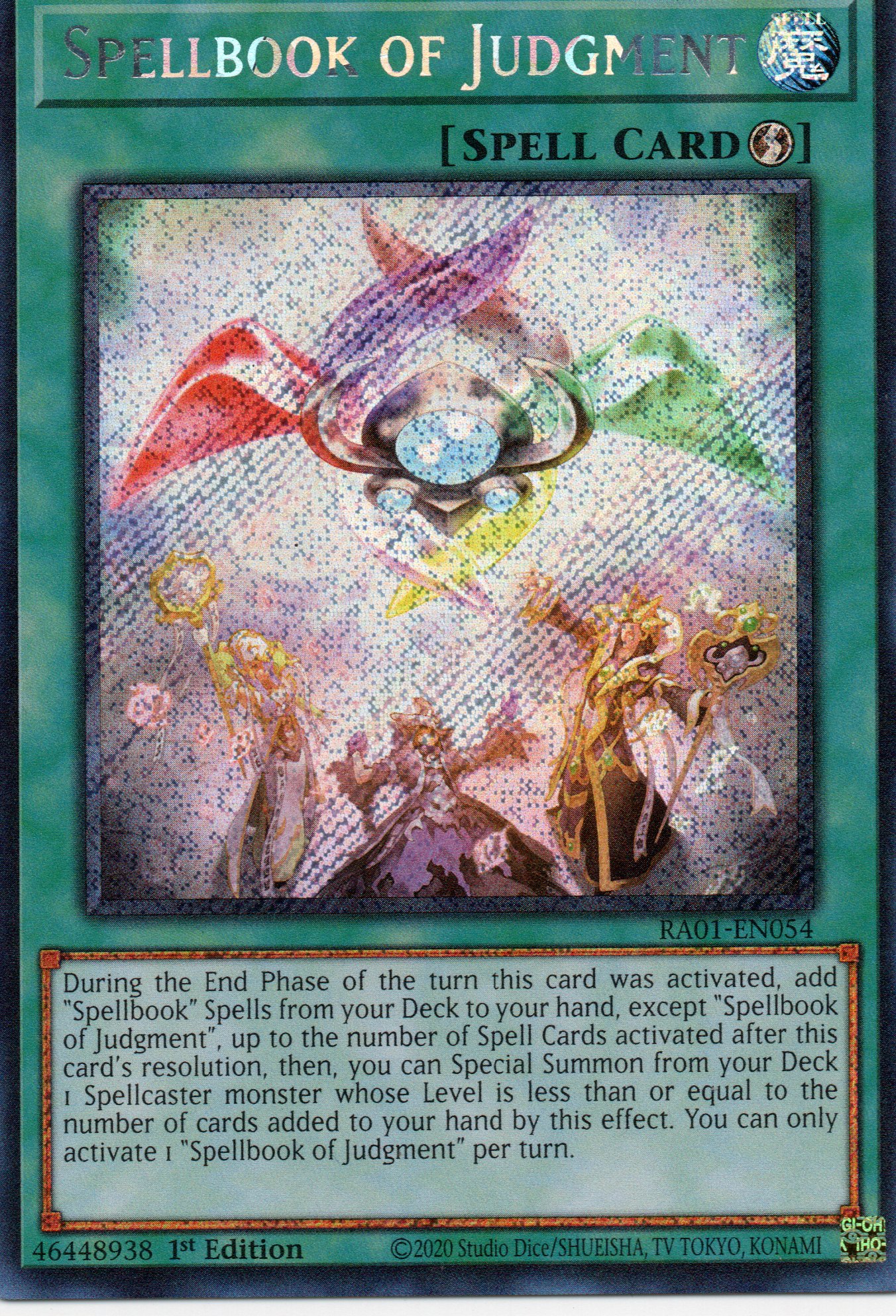 Speelbook of Judgment RA01-EN054 Secret rare