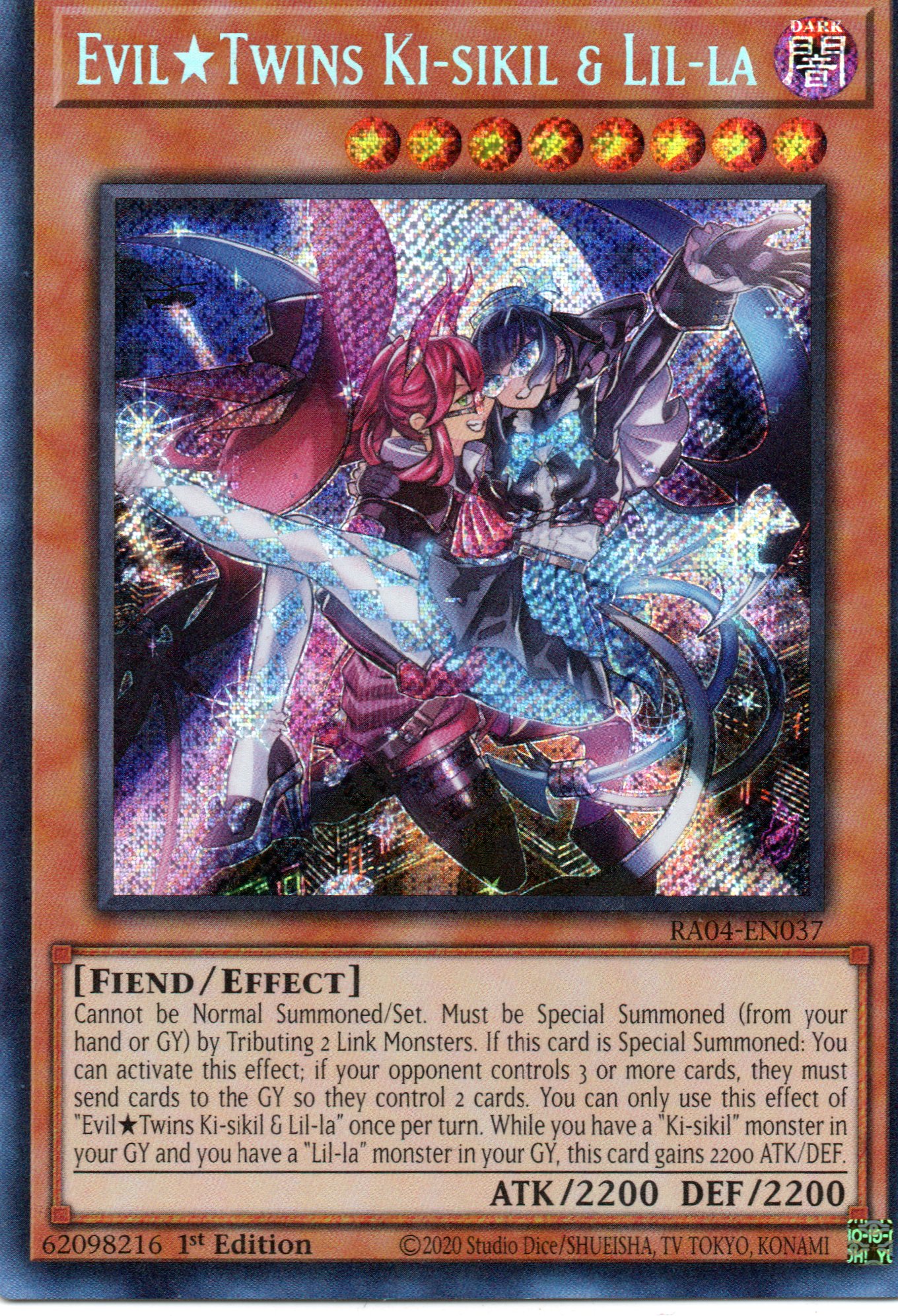 Evil*Twins Ki-Sikil & Lil-La RA04-N037 Secret rare
