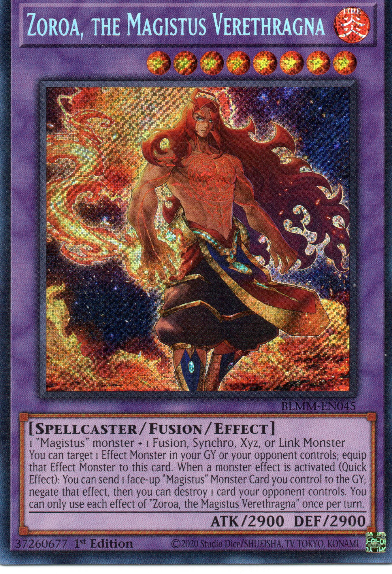 Zoroa, The Magistus Verethragna BLMM-EN045 Secret rare