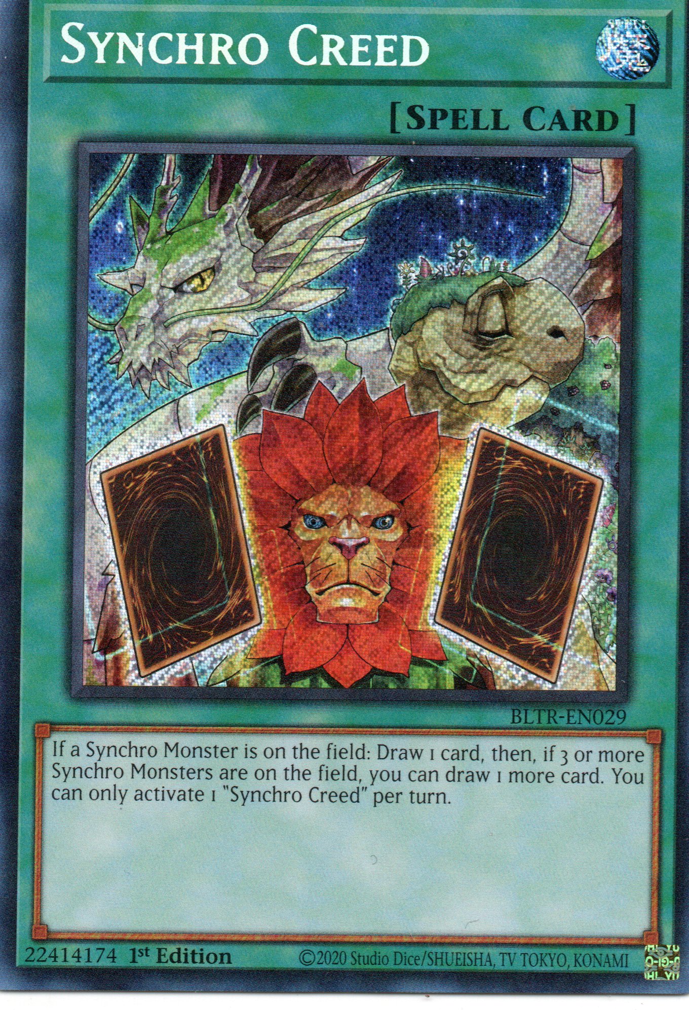 Synchro Creed BLTR-EN029 Secret rare