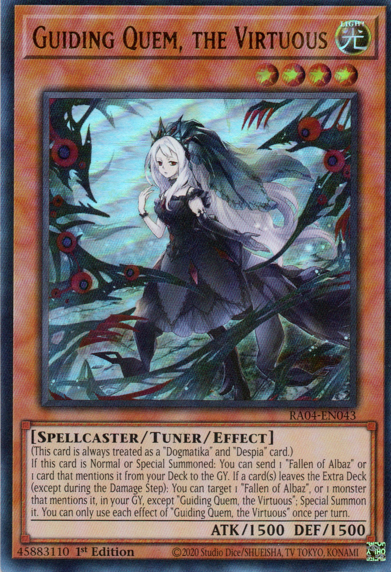 Guiding Quem, the Virtuous RA04-EN043 Ultra rare