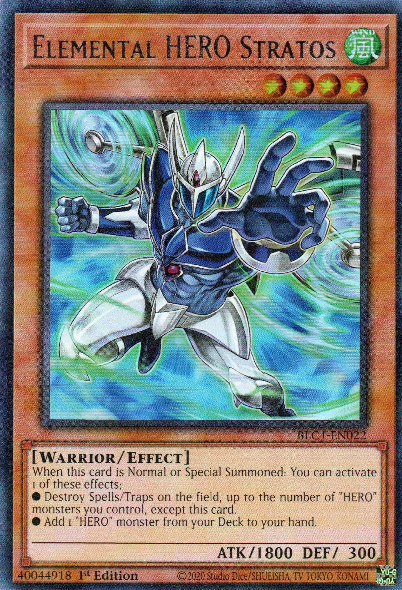 Elmental Hero Stratos BLC1-EN022 Ultra rare