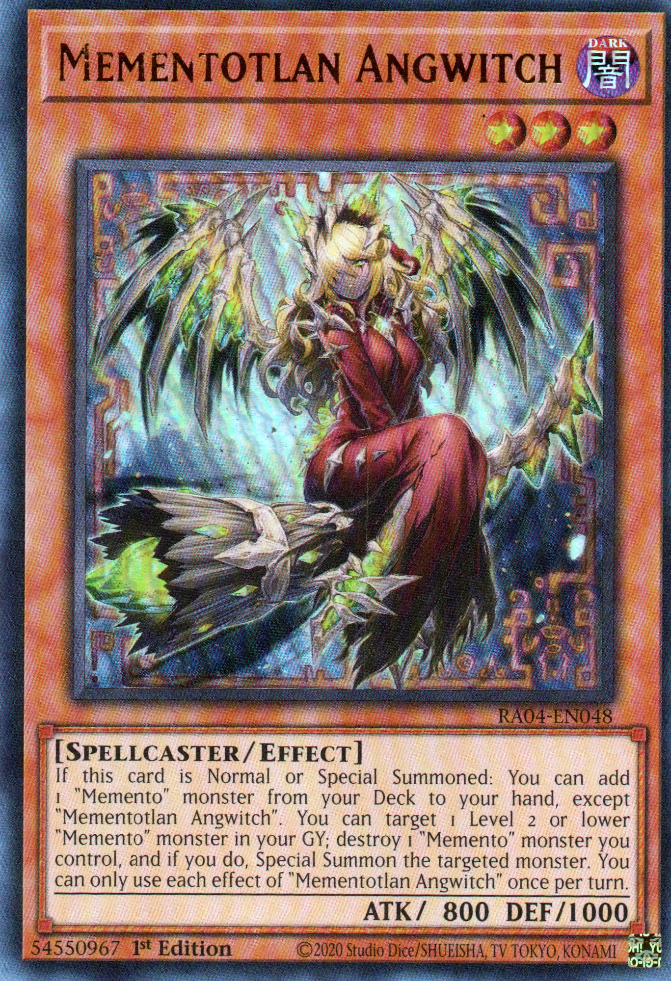 Mementotlan Angwitch RA04-EN048 Ultra rare