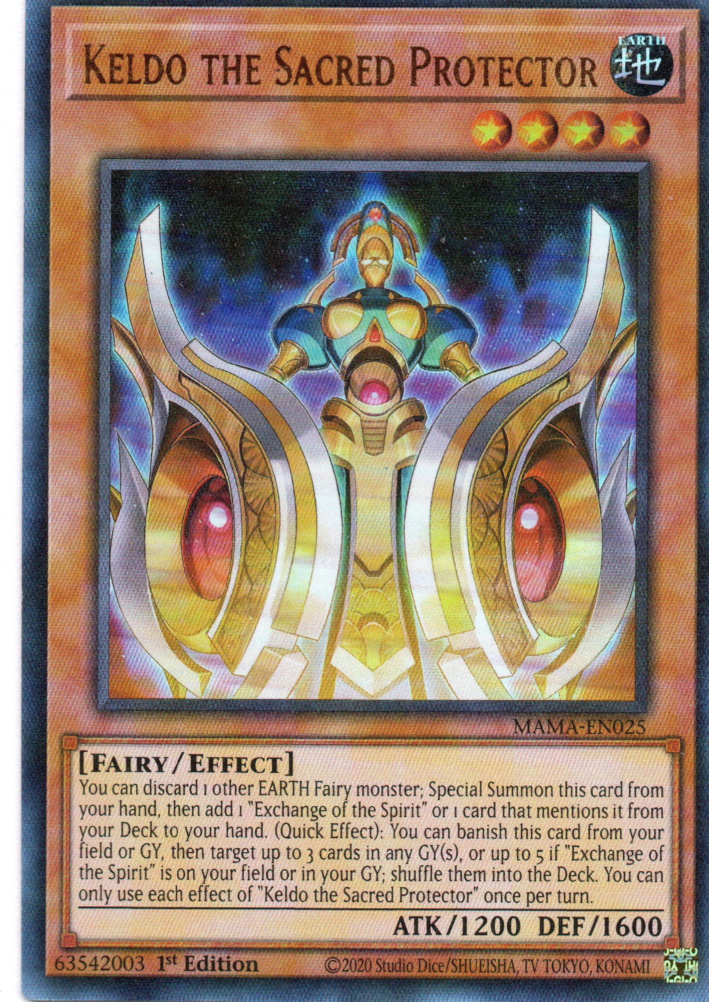 Keldo the Sacred Protector MAMA-EN025 Ultra rare